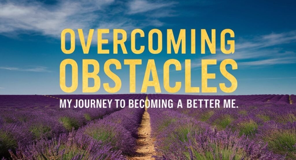 Overcoming Obstacles: My Journey to Becoming a Better Me Overcoming Obstacles: My Journey to Becoming a Better Me