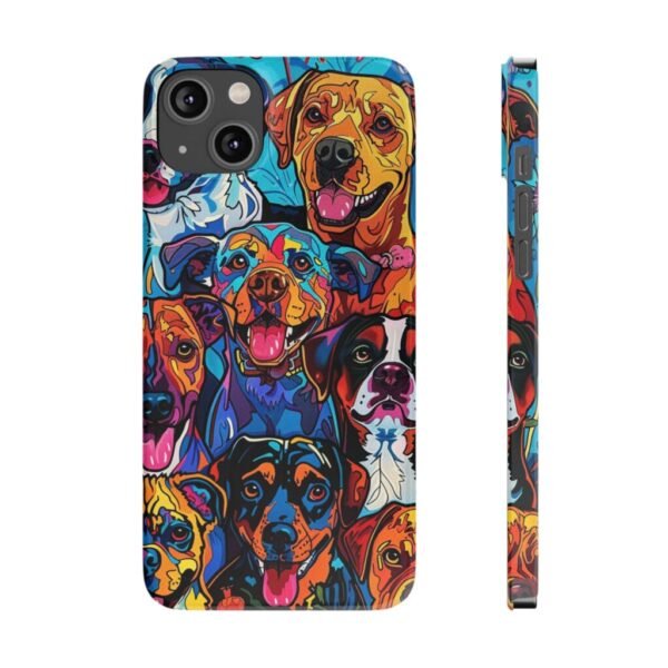 Dog Love Slim Phone Cases - Image 8