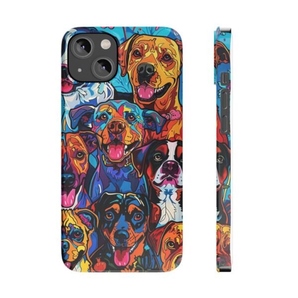 Dog Love Slim Phone Cases - Image 4