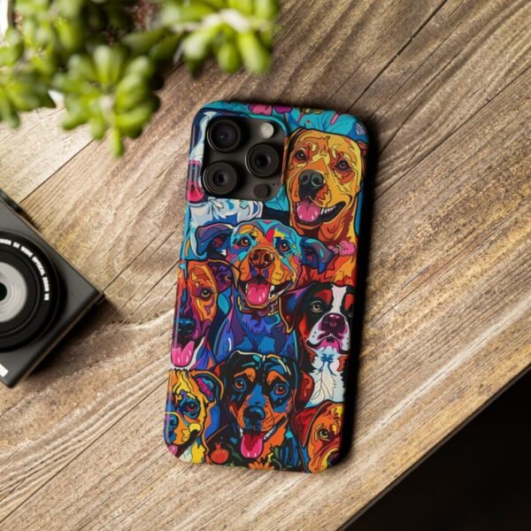 Dog Love Slim Phone Cases - Image 18