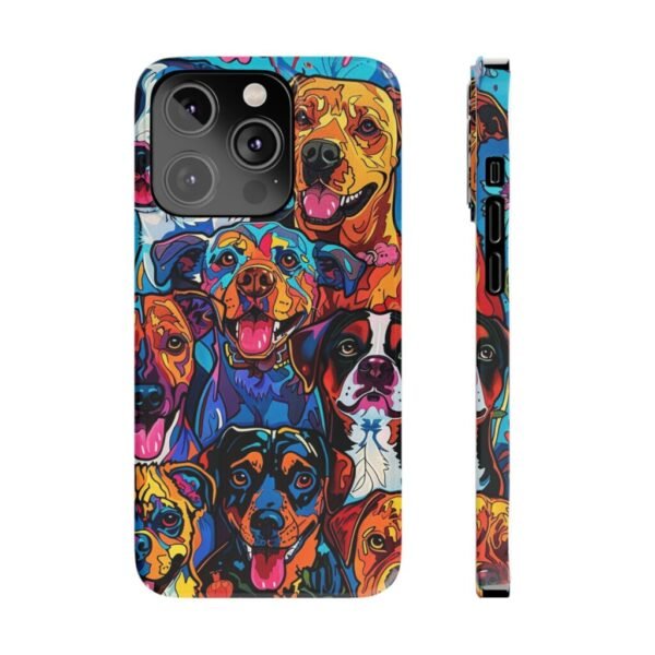 Dog Love Slim Phone Cases - Image 6