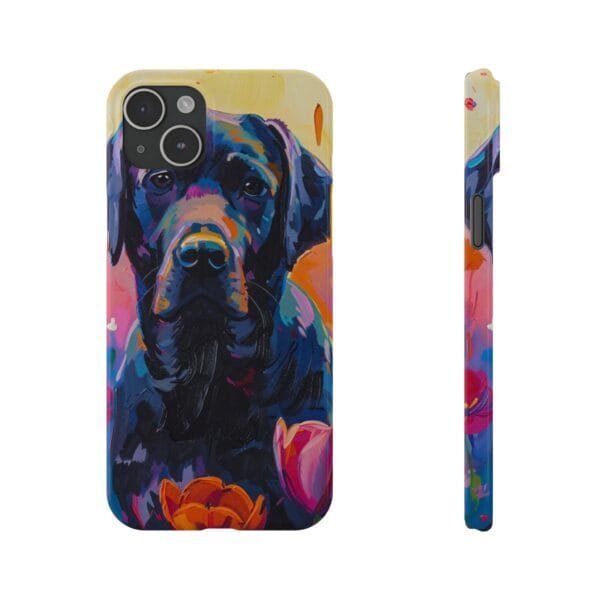 Dog Portrait Slim Phone Cases - Image 6