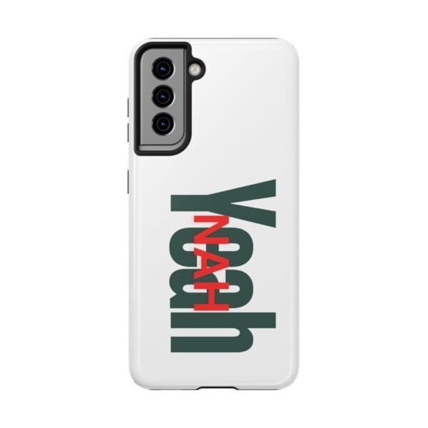 Yeah Nah Phone Case - White Tough Phone Cases - Image 4