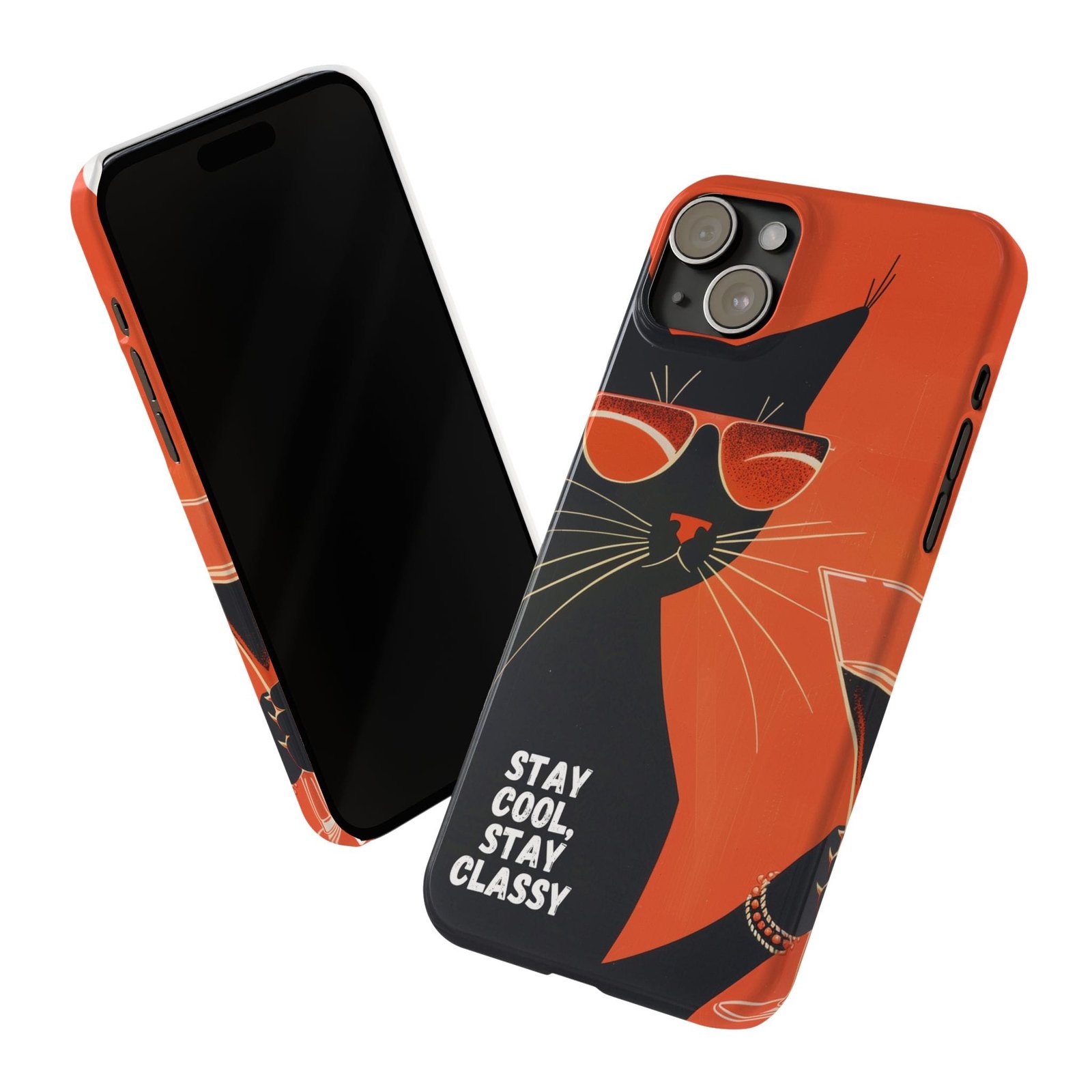 Stay cool, stay classy Slim Phone Cases - Image 7