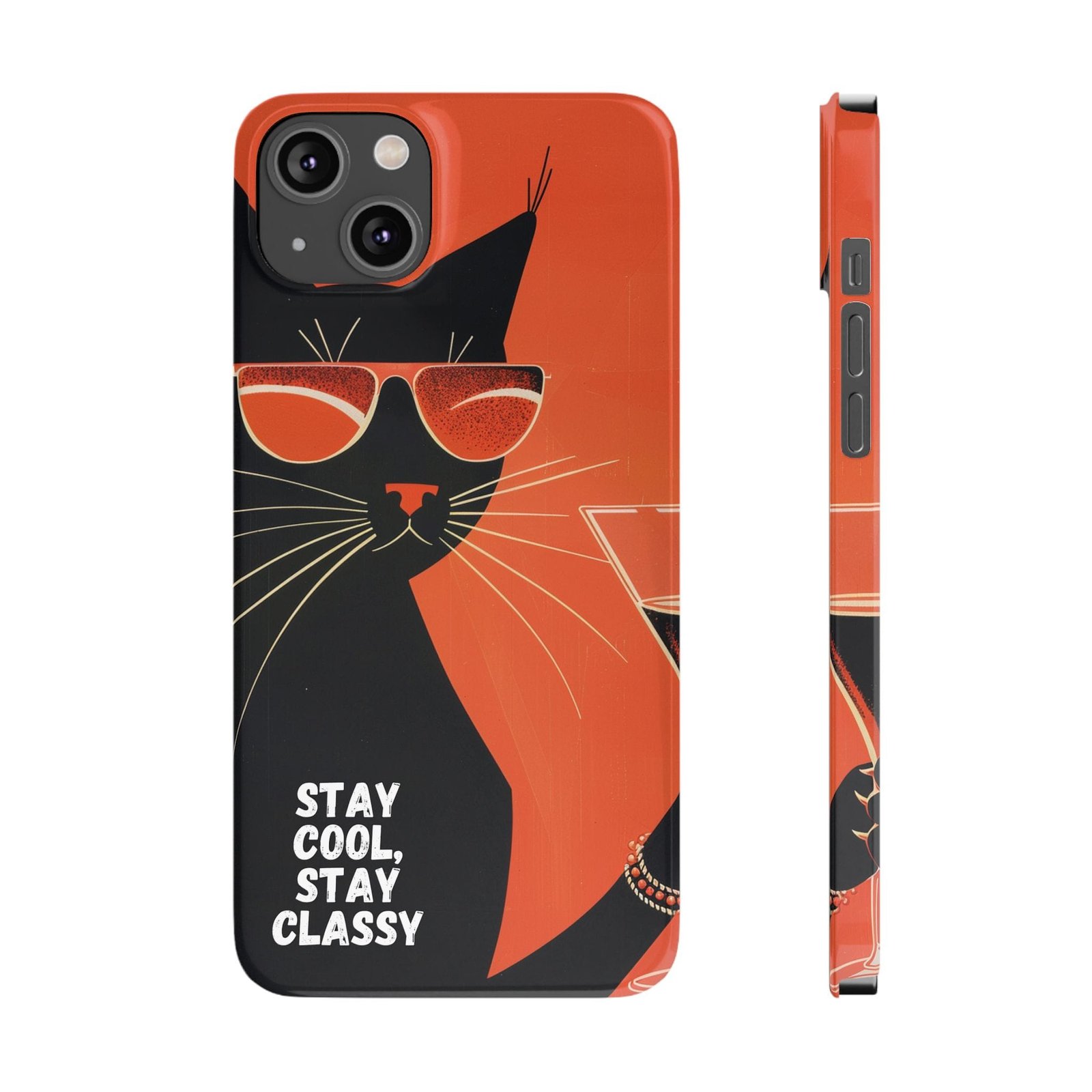 Stay cool, stay classy Slim Phone Cases - Image 3