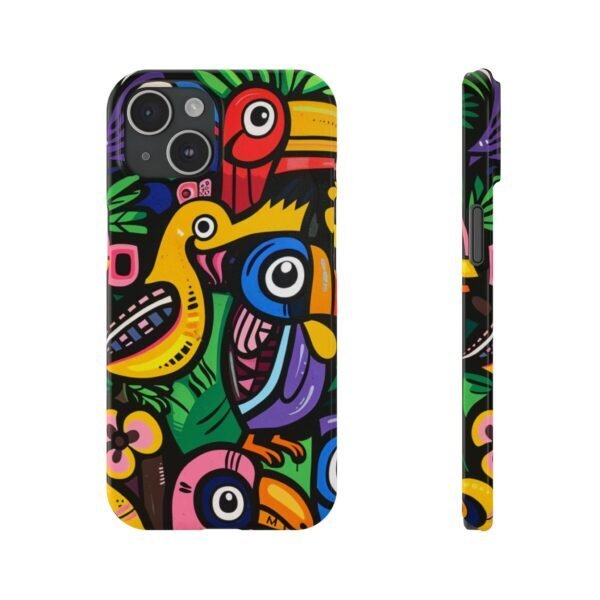 Bird Party Slim Phone Cases - Image 4