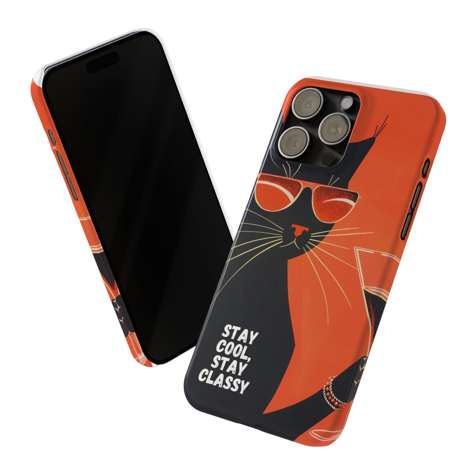 Stay cool, stay classy Slim Phone Cases - Image 11