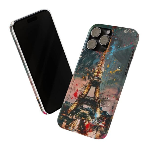 Colorful Eiffel Tower Slim Phone Cases - Image 11