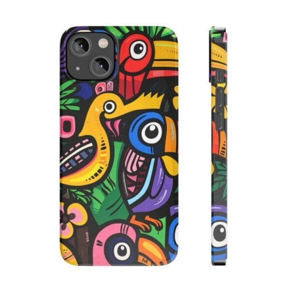 Bird Party Slim Phone Cases