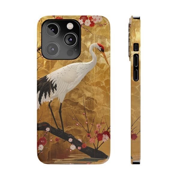 Stork Portrait Slim Phone Cases - Image 2