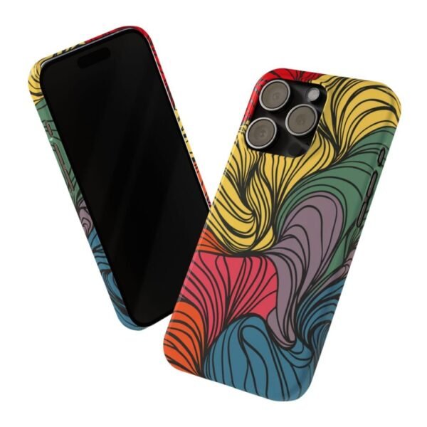 Colorful Hills Slim Phone Cases - Image 9