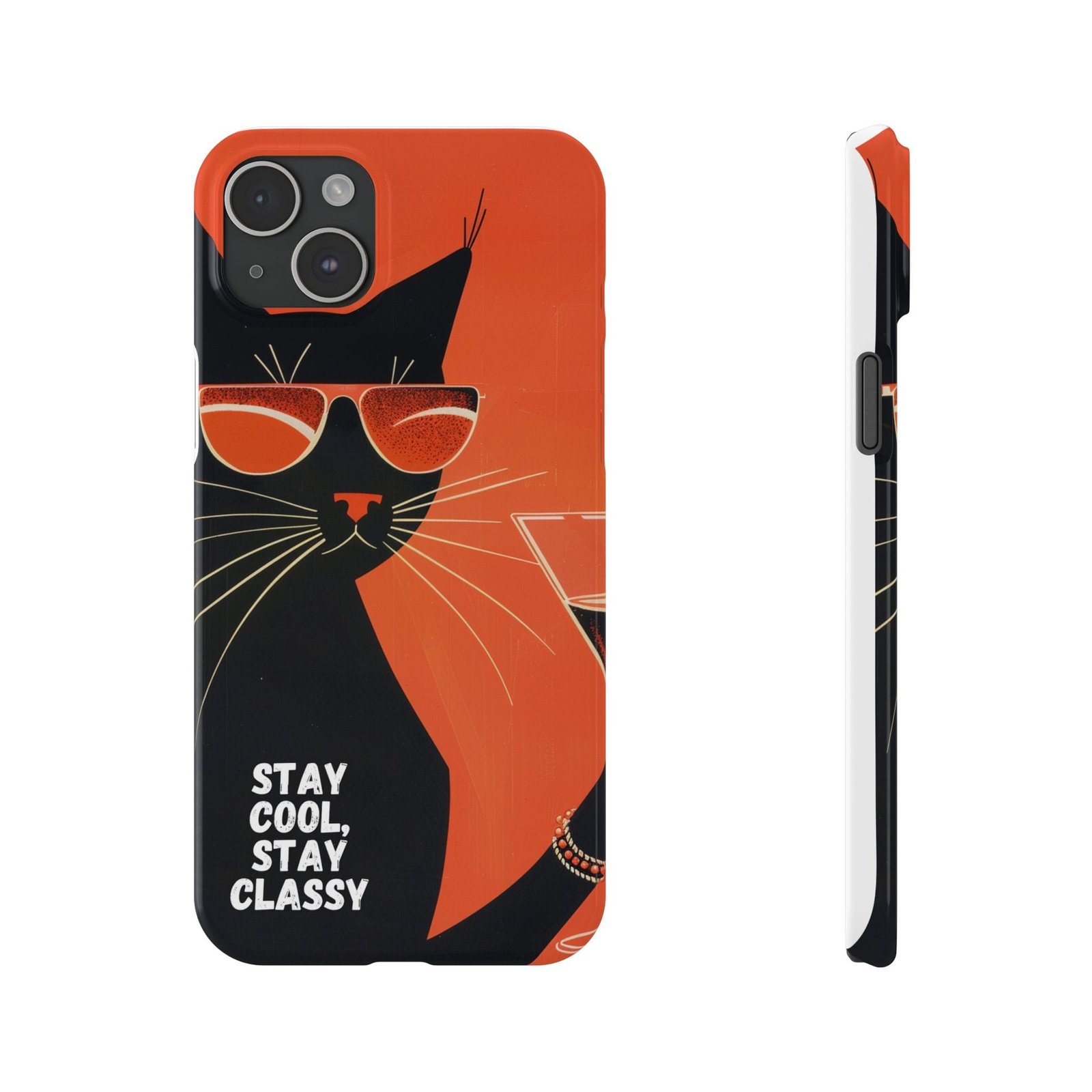 Stay cool, stay classy Slim Phone Cases - Image 6