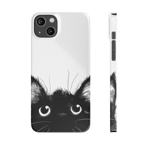 Black Cat Slim Phone Cases - Image 3