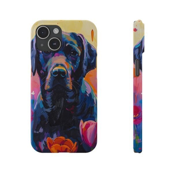 Dog Portrait Slim Phone Cases - Image 4
