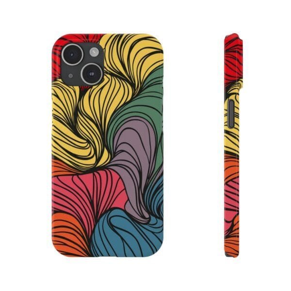 Colorful Hills Slim Phone Cases - Image 4