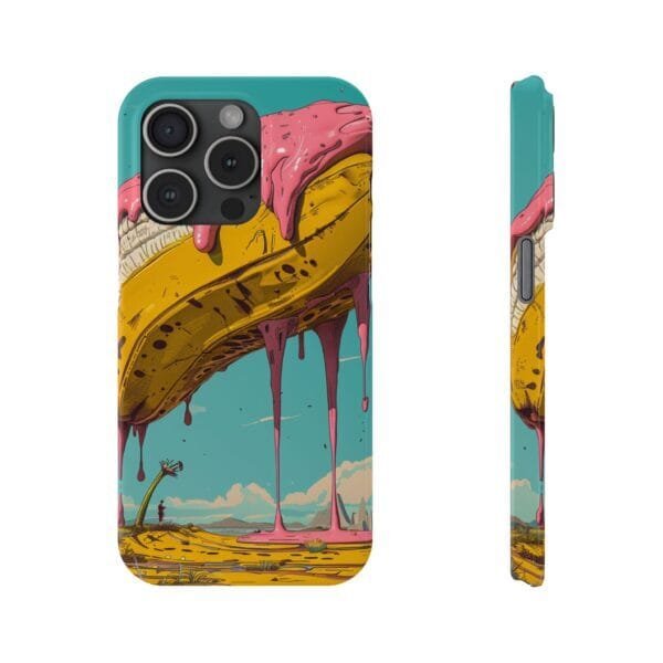 Pink Banana Slim Phone Cases - Image 8