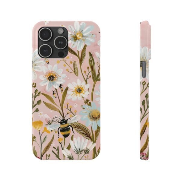 Bee On Daisy's Slim Phone Cases - Image 10