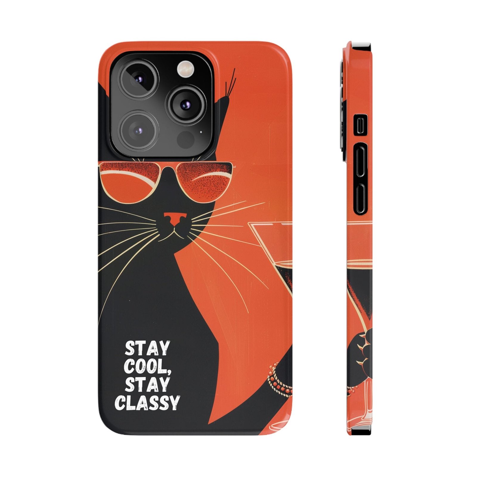 Stay cool, stay classy Slim Phone Cases - Image 2