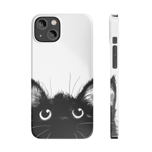 Black Cat Slim Phone Cases