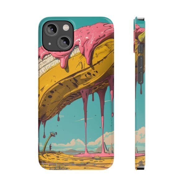 Pink Banana Slim Phone Cases