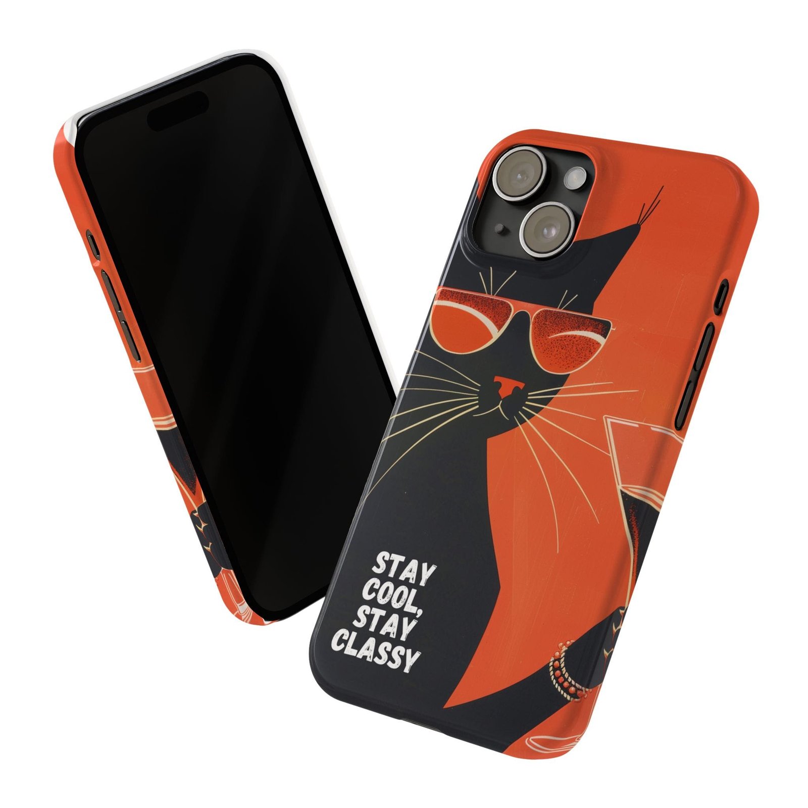 Stay cool, stay classy Slim Phone Cases - Image 5