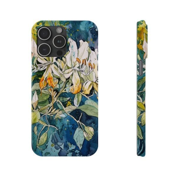 Water Lilies Slim Phone Cases - Image 10