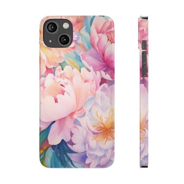 Pink Rosés Slim Phone Cases - Image 3