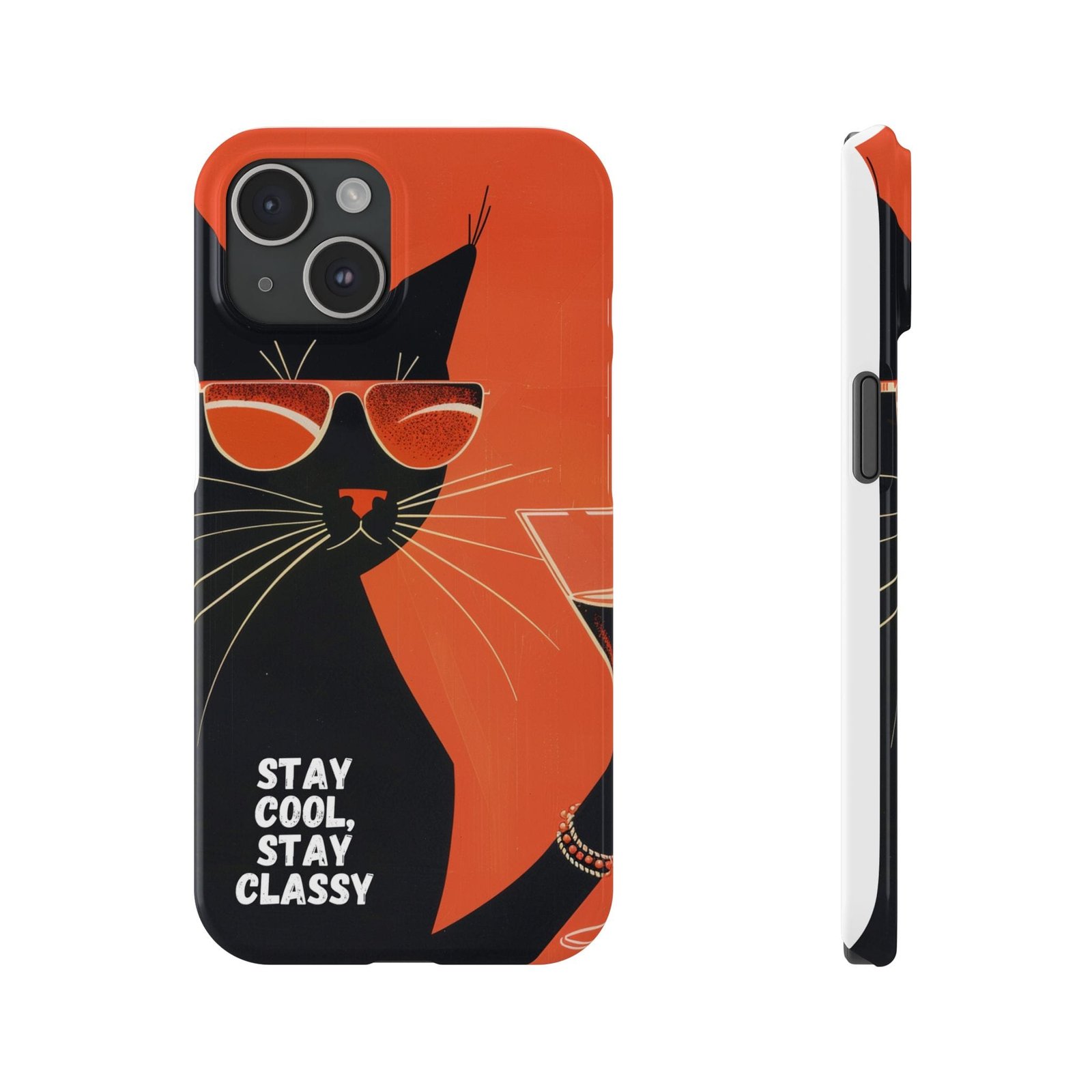 Stay cool, stay classy Slim Phone Cases - Image 4