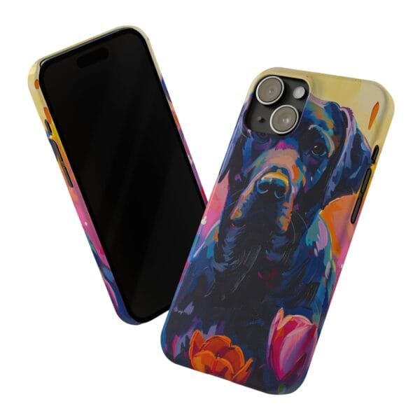 Dog Portrait Slim Phone Cases - Image 5