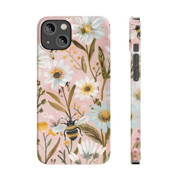 Bee On Daisy's Slim Phone Cases
