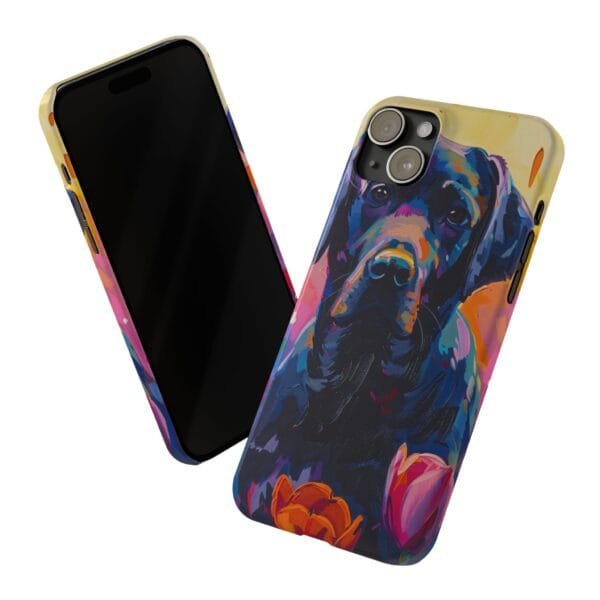 Dog Portrait Slim Phone Cases - Image 7
