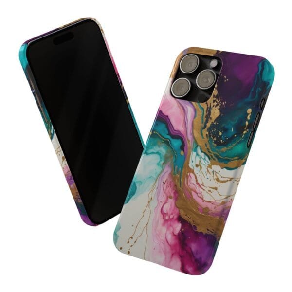 Water Splash Slim Phone Cases - Image 11