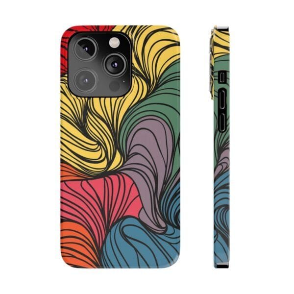 Colorful Hills Slim Phone Cases - Image 2