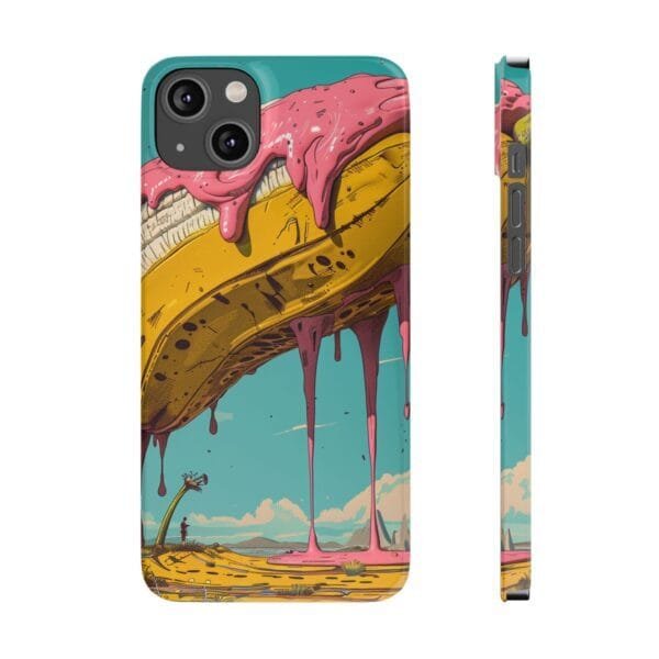 Pink Banana Slim Phone Cases - Image 3