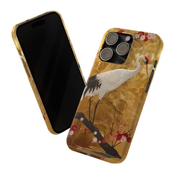 Stork Portrait Slim Phone Cases - Image 9