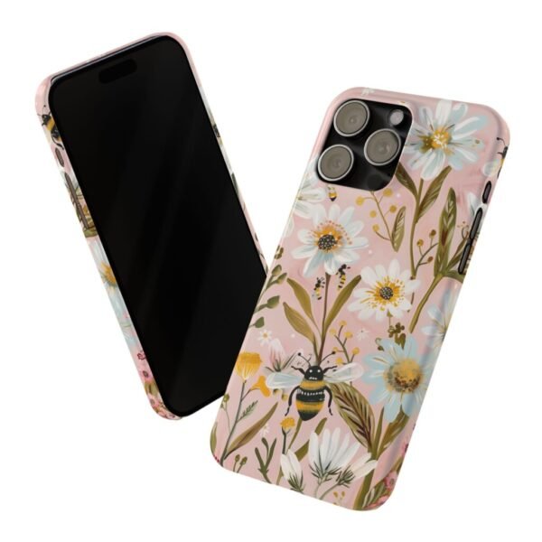 Bee On Daisy's Slim Phone Cases - Image 11