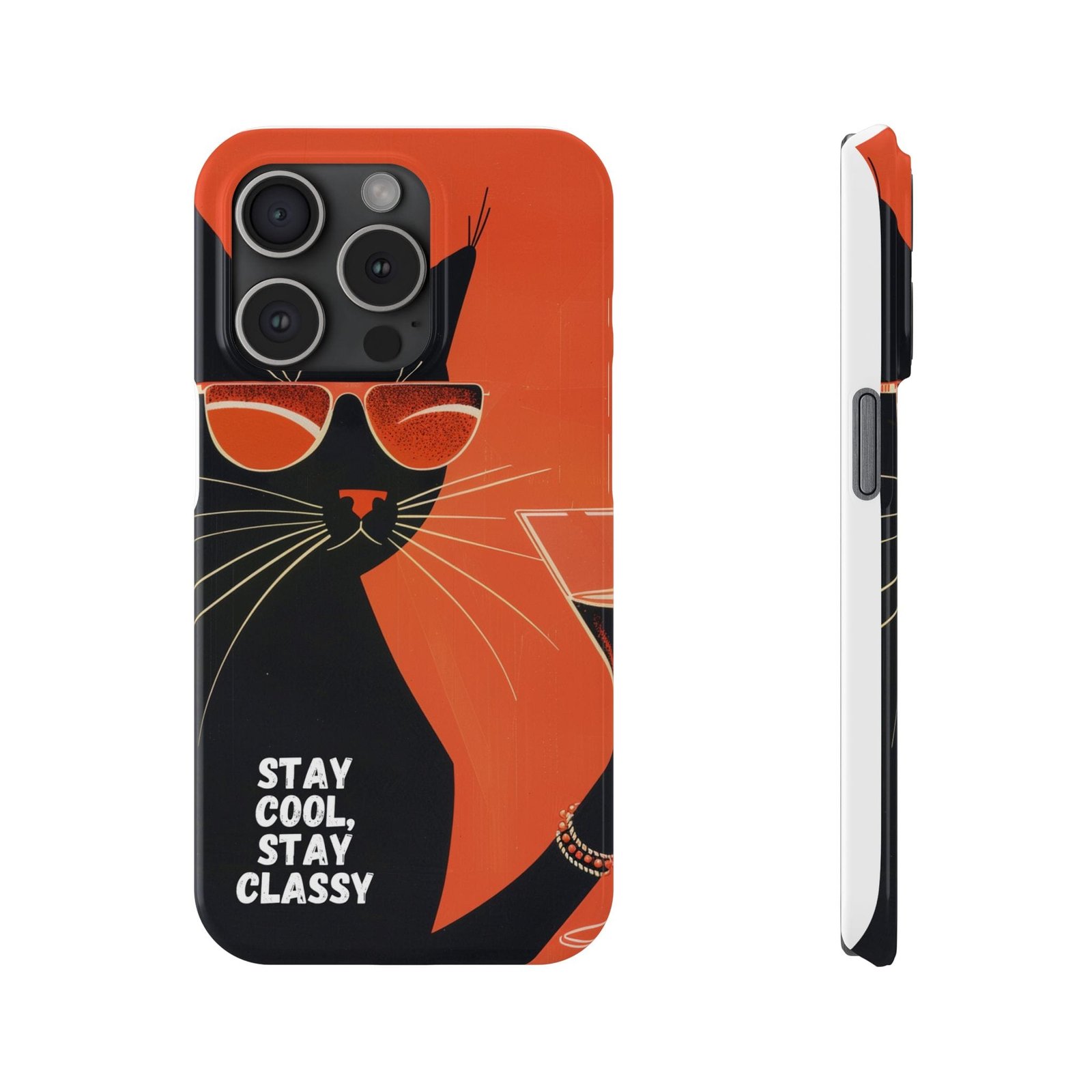 Stay cool, stay classy Slim Phone Cases - Image 8