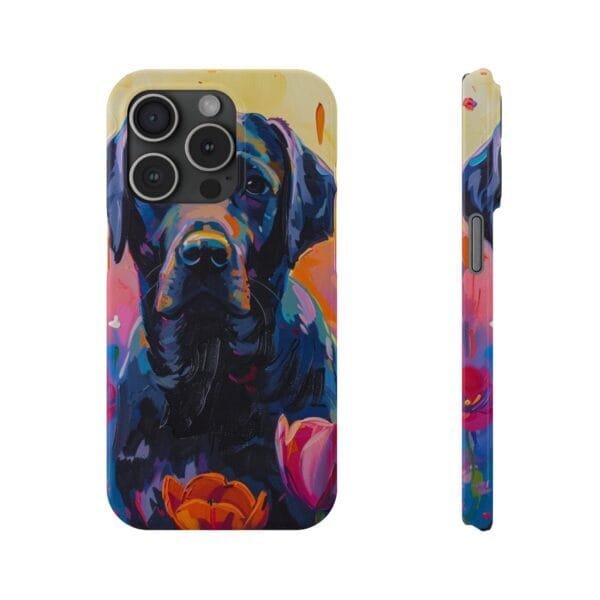 Dog Portrait Slim Phone Cases - Image 8