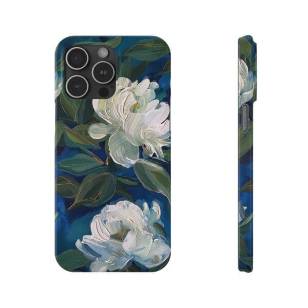 White Rose Slim Phone Cases - Image 10