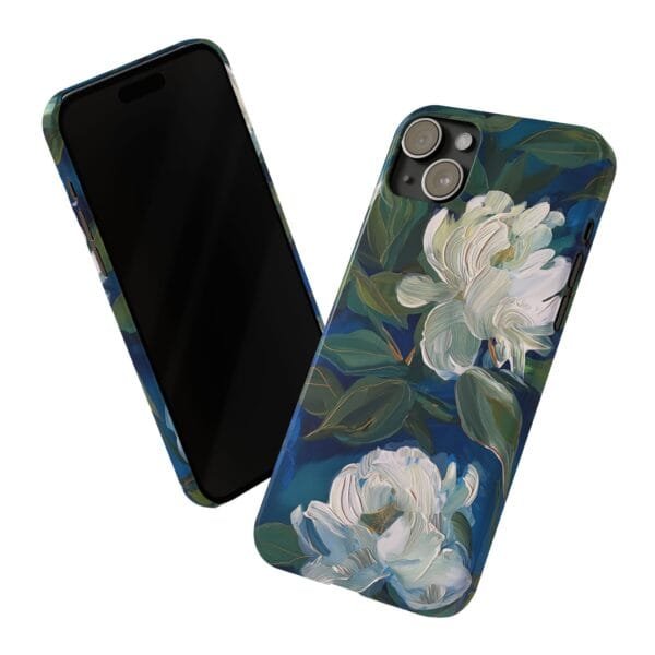 White Rose Slim Phone Cases - Image 7