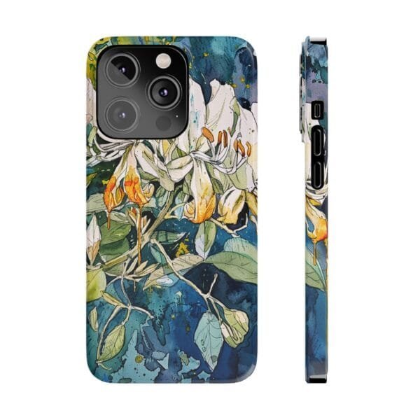 Water Lilies Slim Phone Cases - Image 2