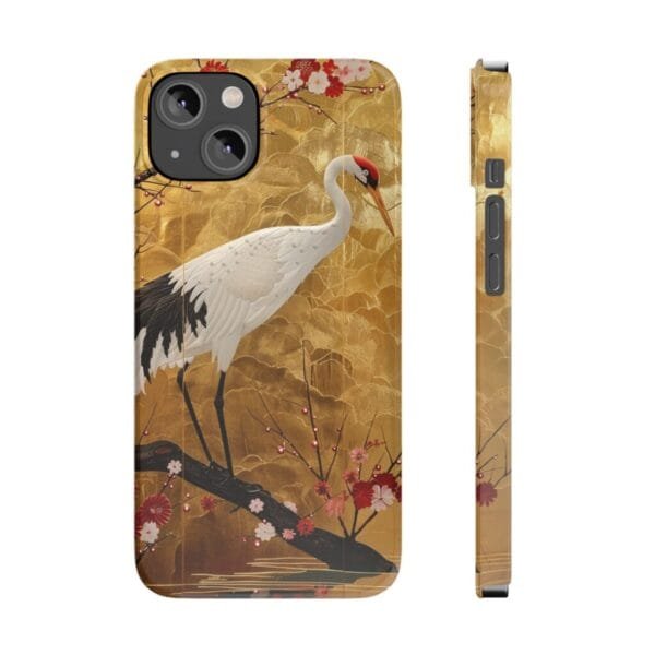 Stork Portrait Slim Phone Cases