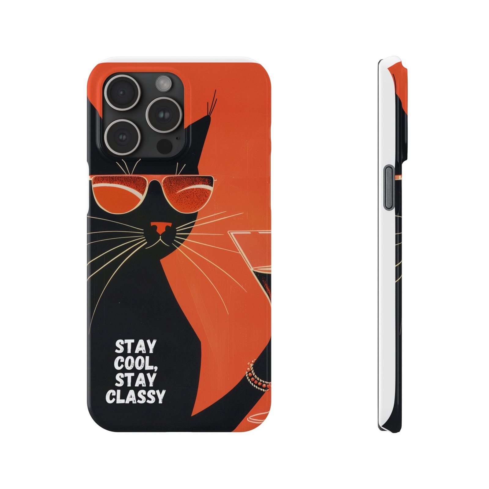 Stay cool, stay classy Slim Phone Cases - Image 10