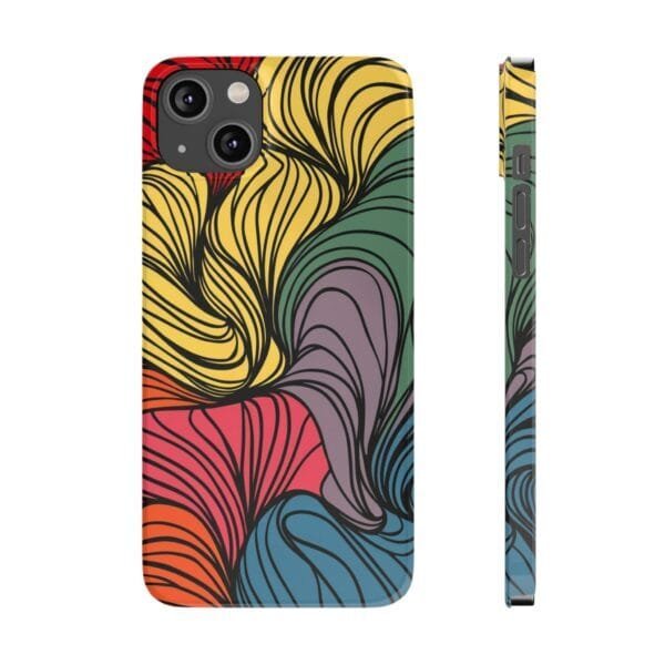 Colorful Hills Slim Phone Cases - Image 3