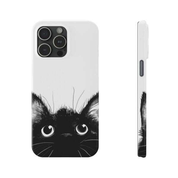 Black Cat Slim Phone Cases - Image 10