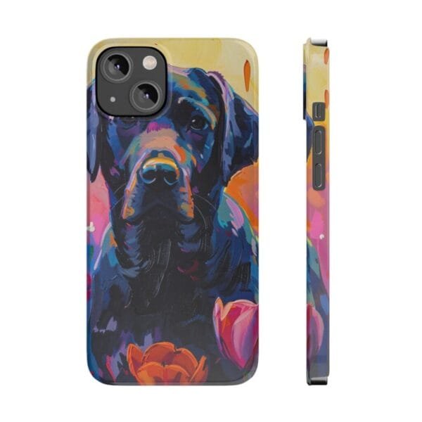 Dog Portrait Slim Phone Cases