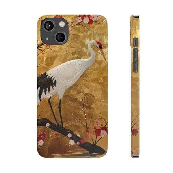 Stork Portrait Slim Phone Cases - Image 3