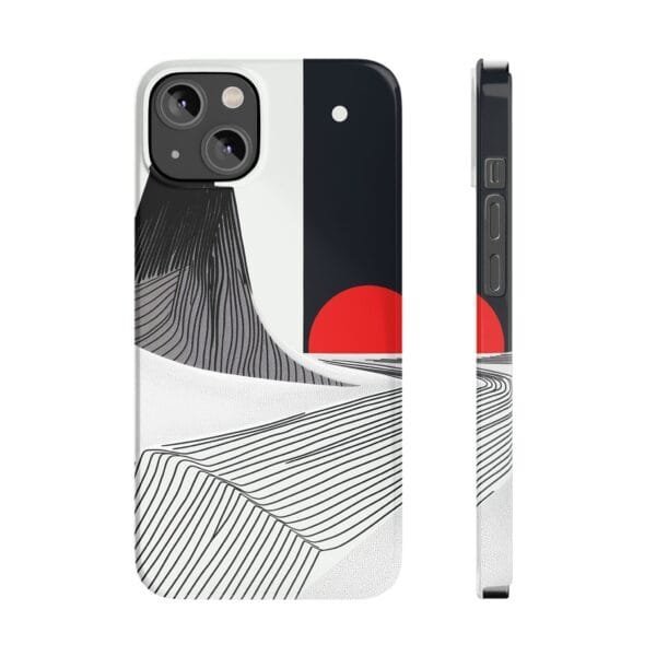 Red Moon Slim Phone Cases