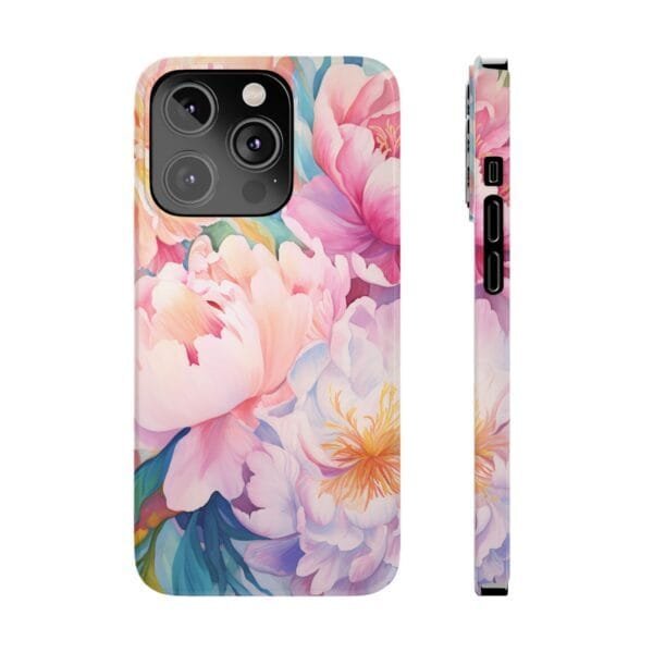 Pink Rosés Slim Phone Cases - Image 2