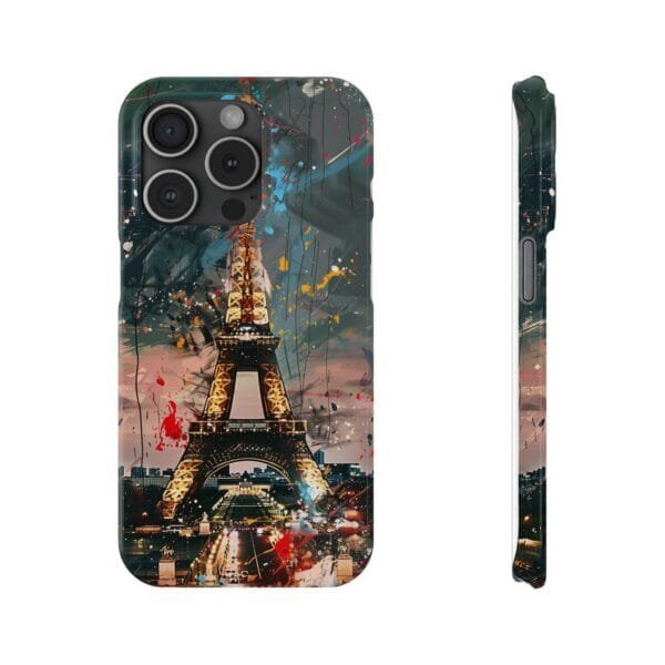 Colorful Eiffel Tower Slim Phone Cases - Image 8